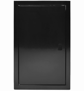 Drzwiczki rewizyjne 15x60 czarne uchwyt 