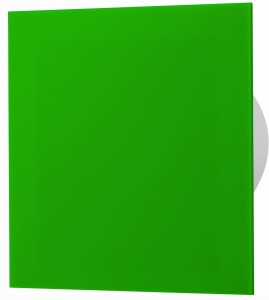 Wentylator łazienkowy airRoxy dRim fi 100 Higrostat Plexi Zielony
