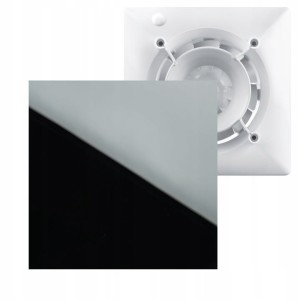 Wentylator łazienkowy KLIQ SUPREME 100 Higrostat Glass Black