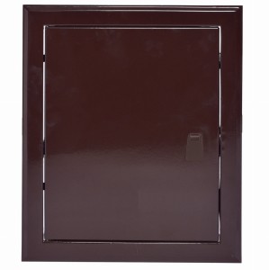 Drzwiczki rewizyjne 15x20 brązowe uchwyt