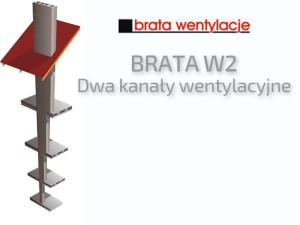 Pustak wentylacyjna BRATA W2