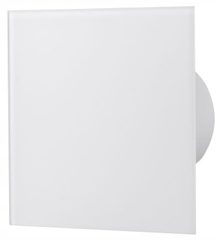 Wentylator łazienkowy airRoxy dRim fi 100 Standard Szklany Biały połysk