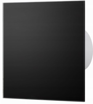 Wentylator łazienkowy airRoxy dRim fi 100 Standard Szklany Czarny mat
