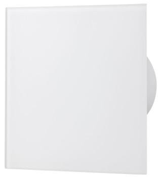 Wentylator łazienkowy airRoxy dRim fi 100 Timer Szklany Biały mat