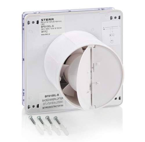 Wentylator łazienkowy Sterr fi 100 Led Standard BFS100L-S