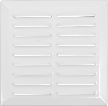 Kratka wentylacyjna 14x14 biała skośna EWL