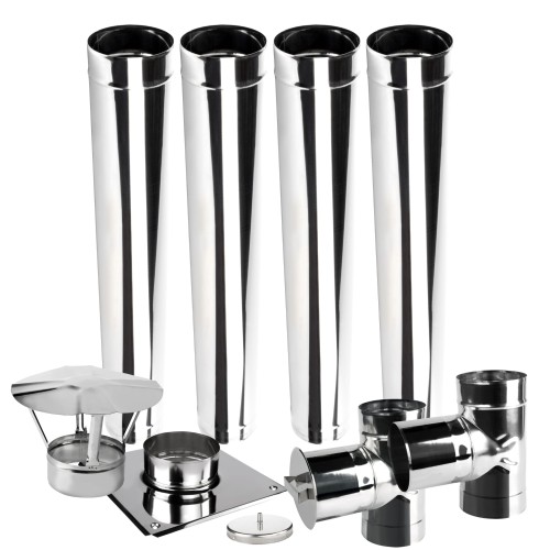 Wkład kominowy kwasoodporny fi 120 4 mb