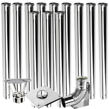 Wkład kominowy kondensacyjny fi 100 12 m kwasoodporny