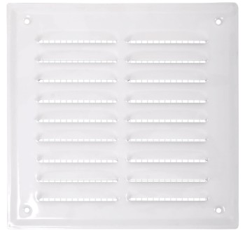 Osłonka / Kratka wentylacyjna 14x14 biała skośna EL
