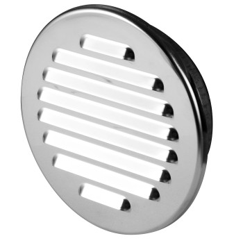 Kratka wentylacyjna fi 100 nierdzewna skośna M9