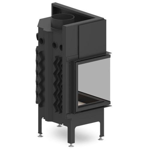 Wkład Albero 11 kW Lewy Standard + szyba wewnętrzna gięta AL11L.H-BI