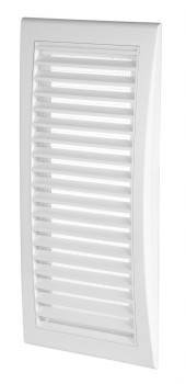 Kratka wentylacyjna Luna TL7 11x27 biała skośna 