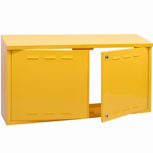Szafka gazowa 100x60x25 żółta, dwuskrzydłowa, bez pleców