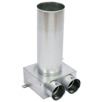 Skrzynka rozprężna dwu-króćcowa SK 2x63/125 ocynkowana