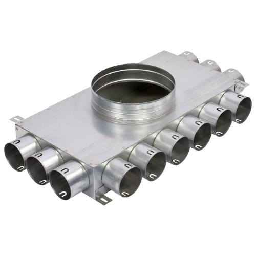 Rozdzielacz rurowy dwunasto-króćcowy SK 12x63/200 ocynkowany