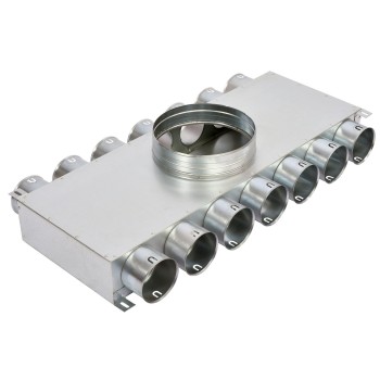 Rozdzielacz rurowy czternasto-króćcowy SK 14x75/160 ocynkowany