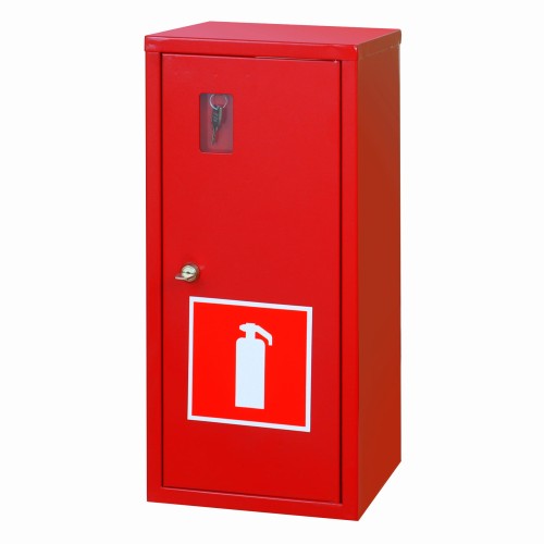 Szafka ochronna na gaśnicę 25x45x25 czerwona