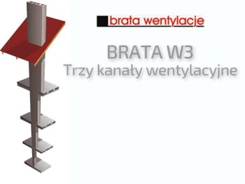 Pustak wentylacyjna BRATA W3