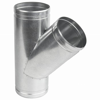 Trójnik wentylacyjny 45° fi 450 ocynkowany