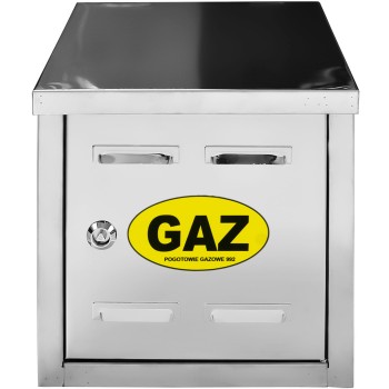 Szafka gazowa 25x30x25 nierdzewna, bez pleców