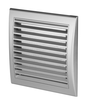 Kratka wentylacyjna Luna TL1SS 14x14 satynowa skośna