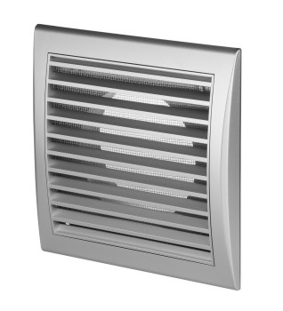 Kratka wentylacyjna Luna TL9SS 14x14 fi 100 satynowa skośna