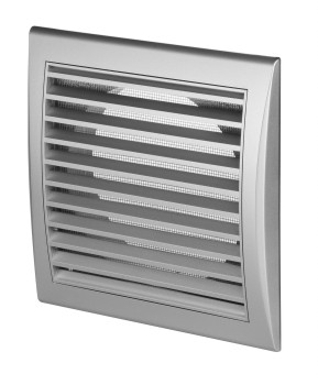 Kratka wentylacyjna Luna TL11SS 14x14 fi 125 satynowa skośna