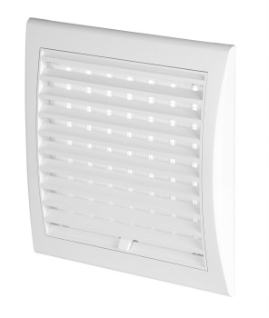 Kratka wentylacyjna Luna TL2 14x14 biała regulowana