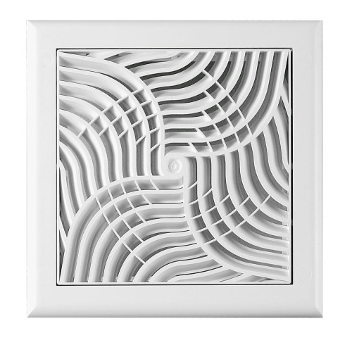 Kratka wentylacyjna Exclusive TK 15x15 fi 125 biała regulowana