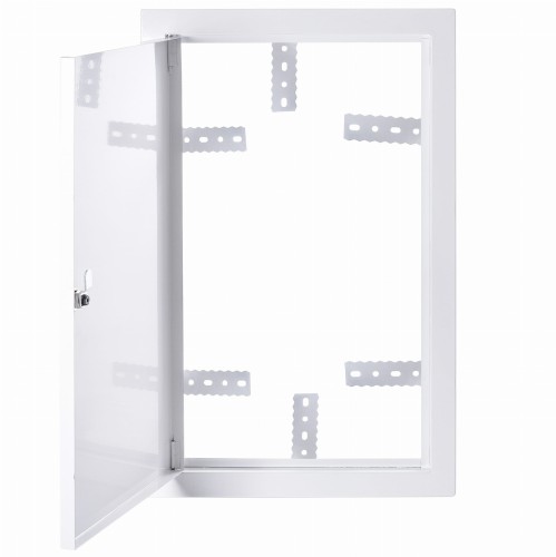 Drzwiczki rewizyjne 80x120 białe zamek