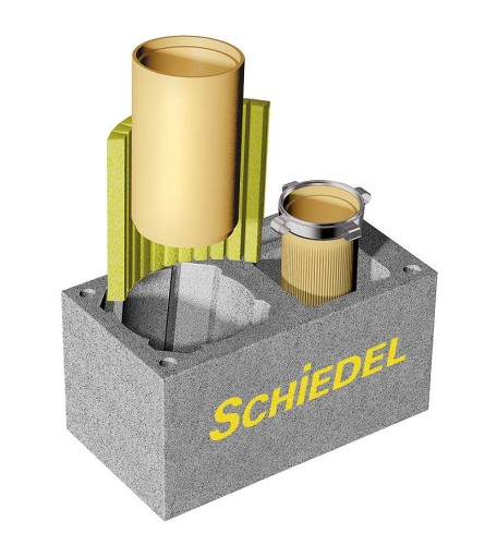 Komin ceramiczny SCHIEDEL DUAL fi 120+200 8,66 m