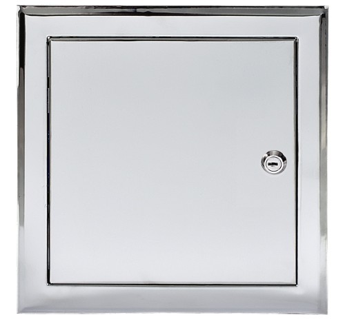 Drzwiczki rewizyjne 15x15 nierdzewne zamek