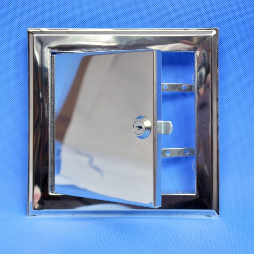 Drzwiczki rewizyjne 30x30 nierdzewne zamek