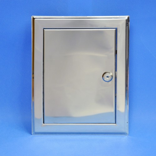 Drzwiczki rewizyjne 20x40 nierdzewne zamek