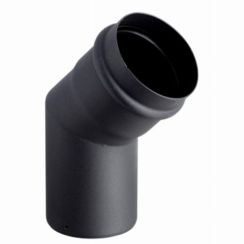 Kolano spalinowe stałe do pieców na pelet fi 100 45º Darco SPKP