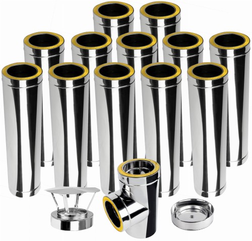 Komin izolowany kwasoodporny fi 500 12 m