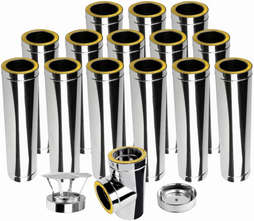 Komin izolowany kwasoodporny fi 500 14 m