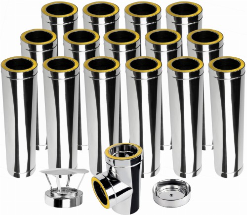 Komin izolowany kwasoodporny fi 400 15 m