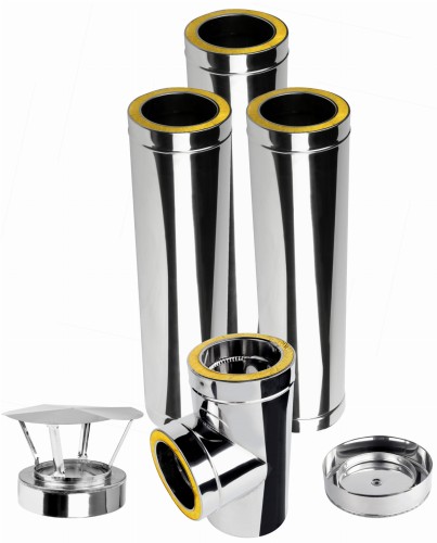 Komin izolowany kwasoodporny fi 100 3 m