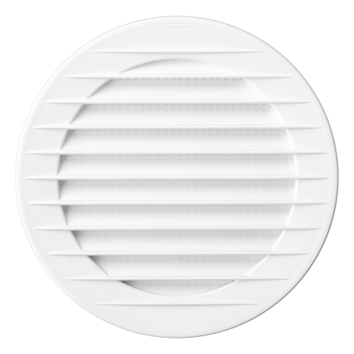 Kratka wentylacyjna fi 150 biała skośna