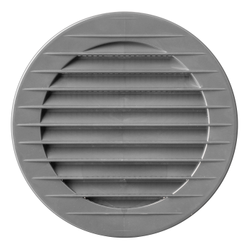 Kratka wentylacyjna fi 100 szara skośna