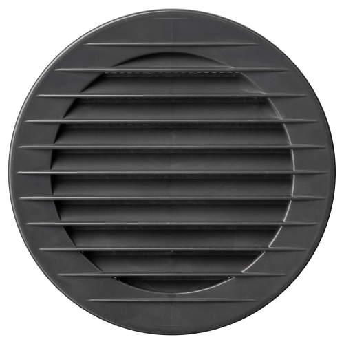 Kratka wentylacyjna fi 100 grafitowa skośna