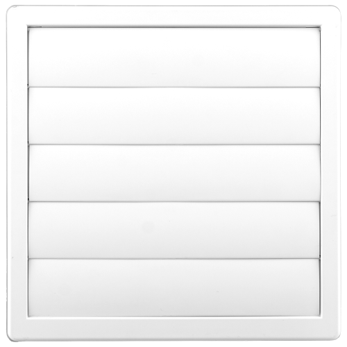 Kratka wentylacyjna grawitacyjna 17x17 fi 125 biała