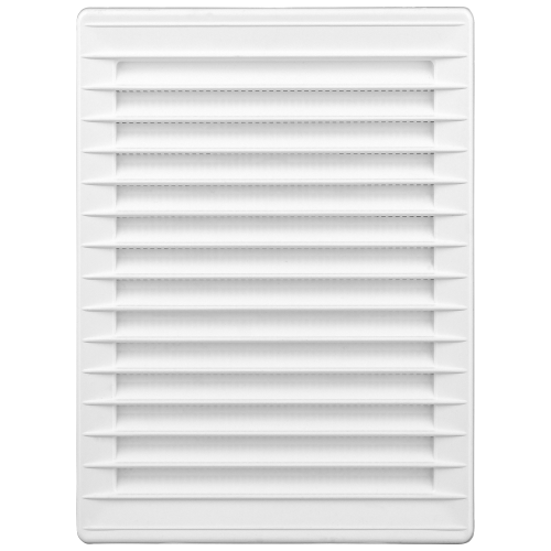 Kratka wentylacyjna 14x21 biała skośna