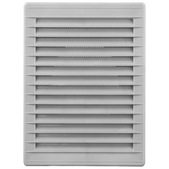 Kratka wentylacyjna 14x21 szara skośna