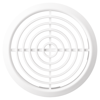 Kratka wentylacyjna drzwiowa fi 70 biała