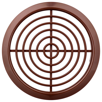 Kratka wentylacyjna drzwiowa fi 70 brązowa