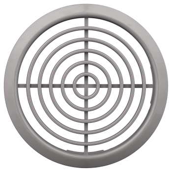 Kratka wentylacyjna drzwiowa fi 70 szara