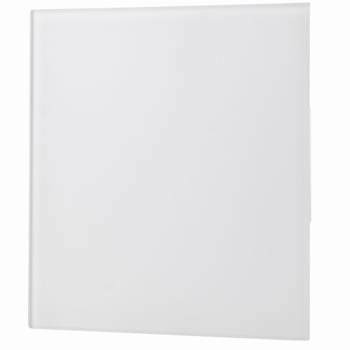 Kratka wentylacyjna dRim panel szklany biały mat