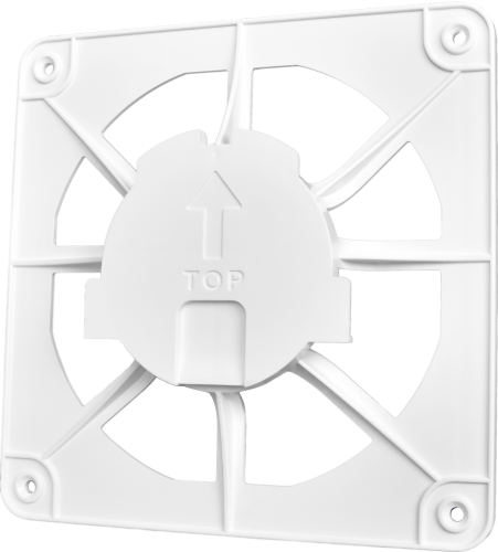 Kratka wentylacyjna dRim panel szklany czarny połysk